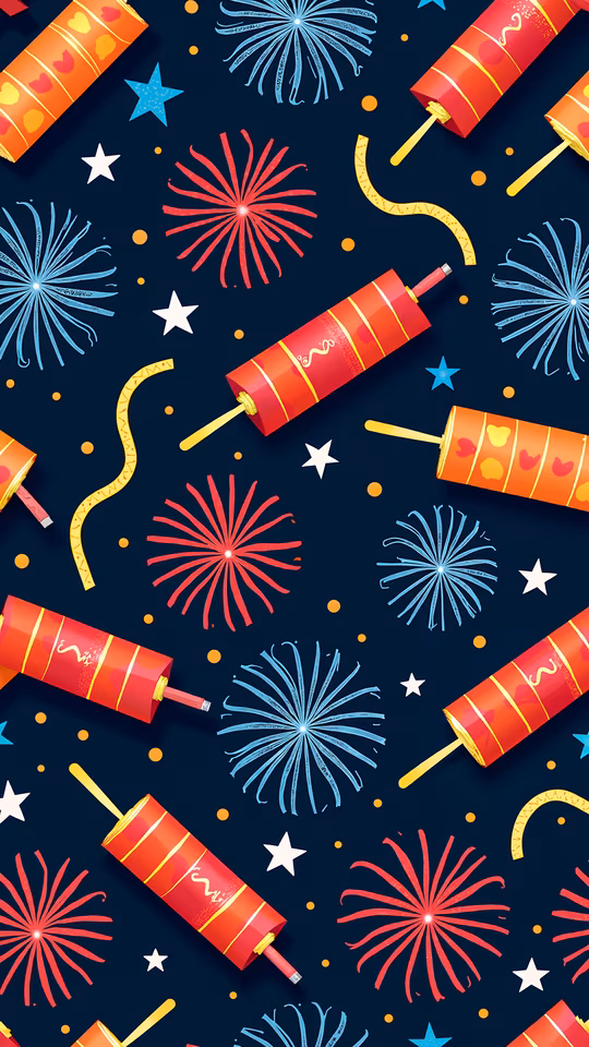 Fireworks Celebration Illustration