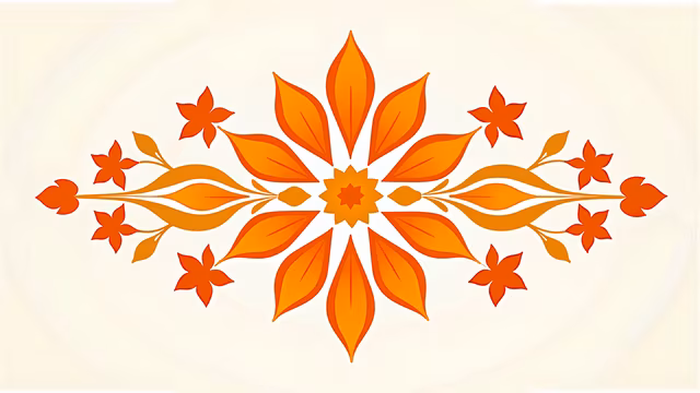 Floral Burst Illustration