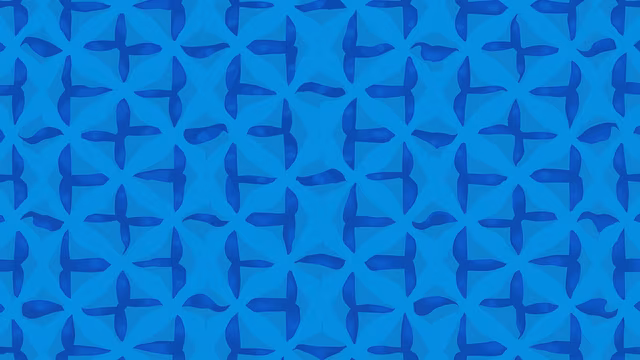 Geometric Blue Pattern