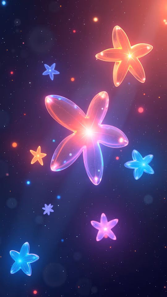 Glowing Starfish Illustration