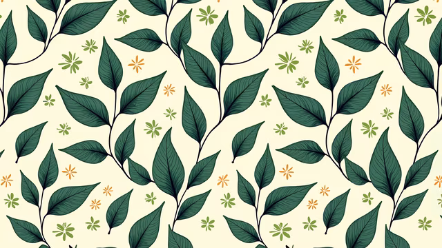 Leafy Pattern Illustration