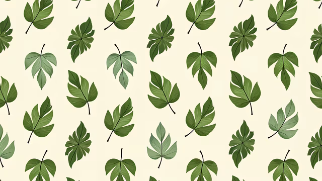 Leafy Pattern Illustration