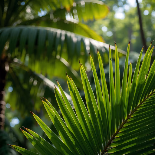 Lush Palm Fronds