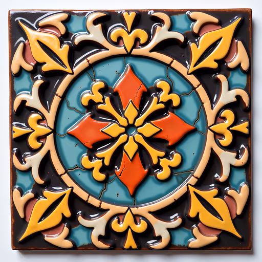 Mandala Tile Art