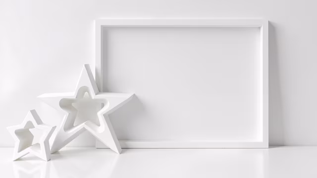 Minimalist Stars and Frame
