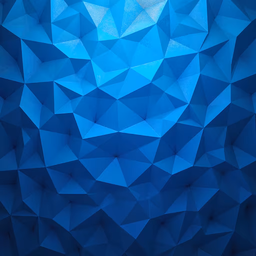 Polygonal Blue