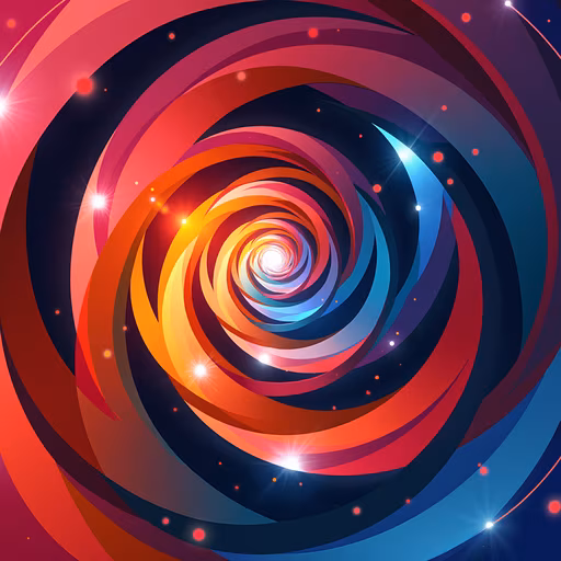 Spiral Galaxy Illustration