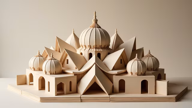 Wooden Architectural Model