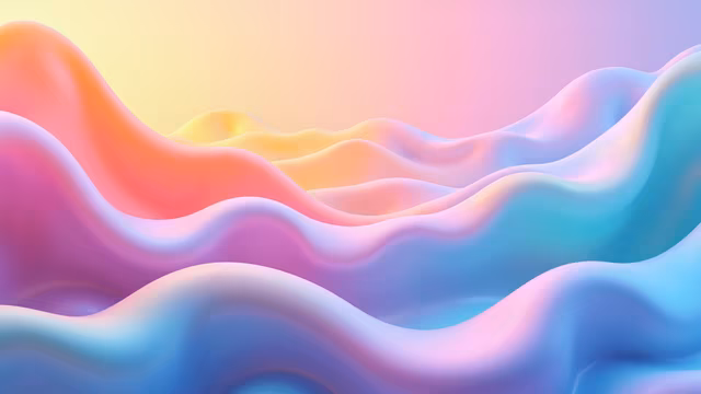 Abstract Waves Illustration