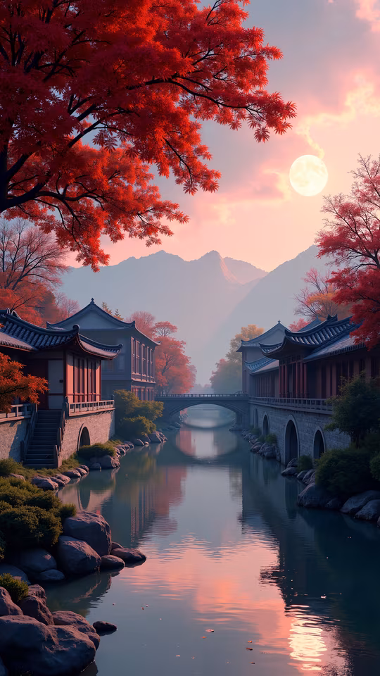 Autumn Serenity Illustration