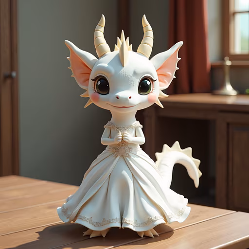 Cartoon Dragon Princess