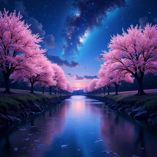 Cherry Blossom Night