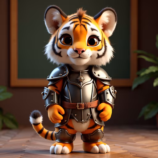 Cute Tiger Knight