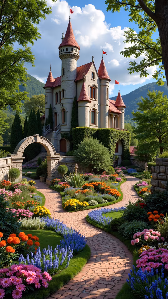 Enchanted Castle Illustration