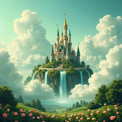 Enchanted Castle Illustration