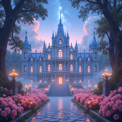 Enchanted Castle Illustration