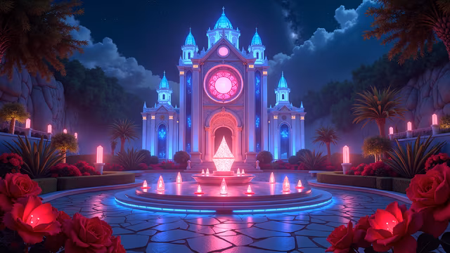 Enchanted Cathedral Illustration