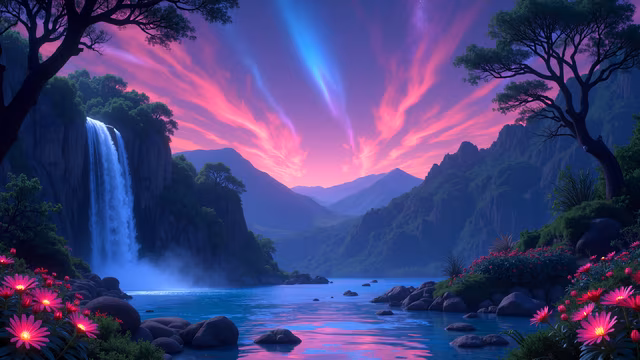 Enchanted Landscape Illustration