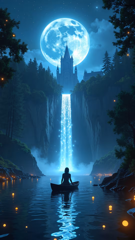Enchanted Moonlit Castle
