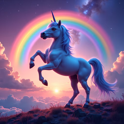 Enchanted Unicorn Illustration