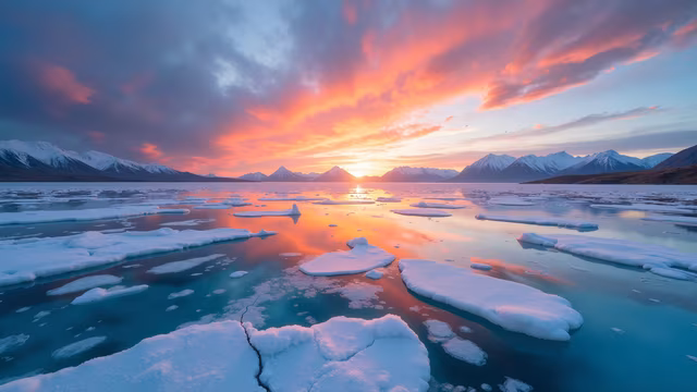 Frozen Sunset