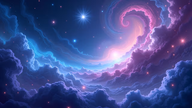 Galactic Dreamscape Illustration