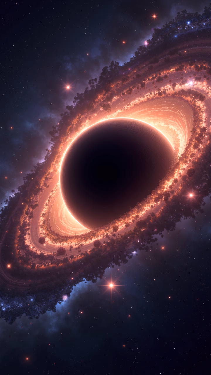 A mesmerizing depiction of a galactic whirlpool, blending cosmic beauty with vibrant colors.