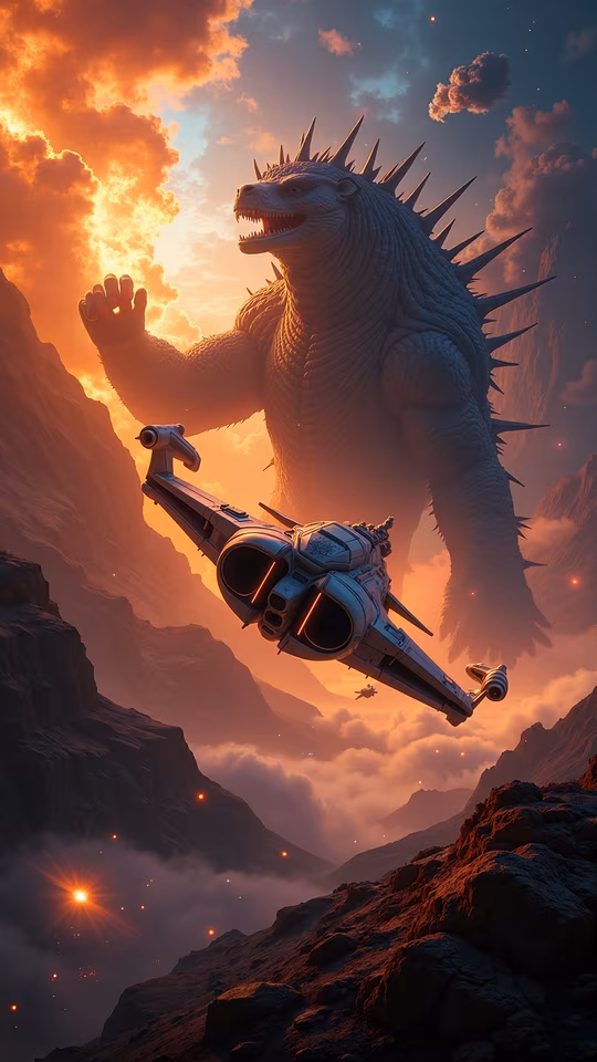 Godzilla vs. Spaceship
