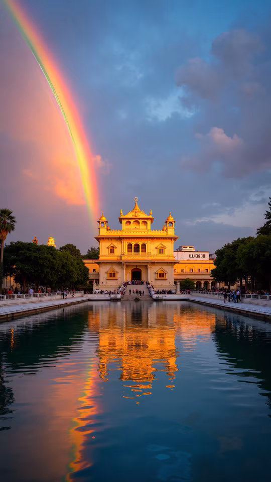 Golden Temple Rainbow