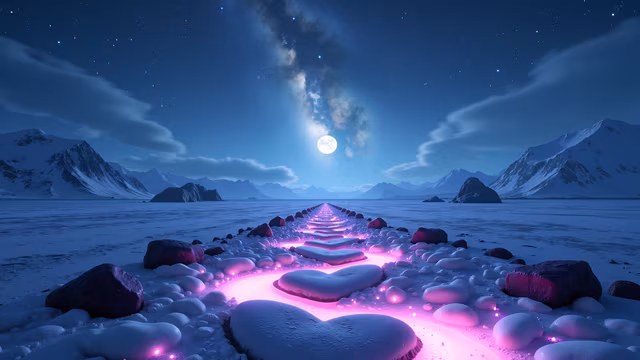 Heart Path Illustration