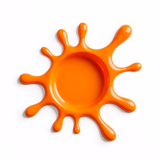 Orange Splash Illustration