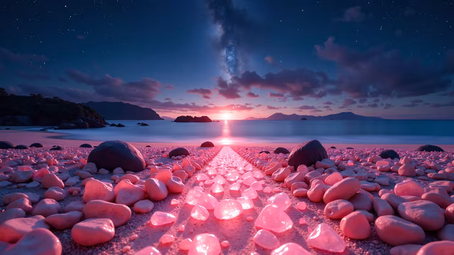 Pink Glow Beach