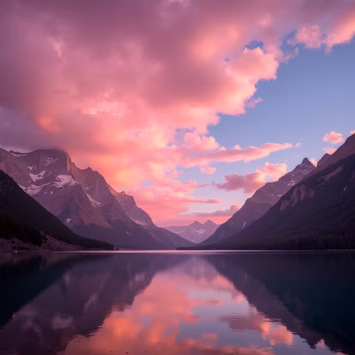 Pink Sky Reflections