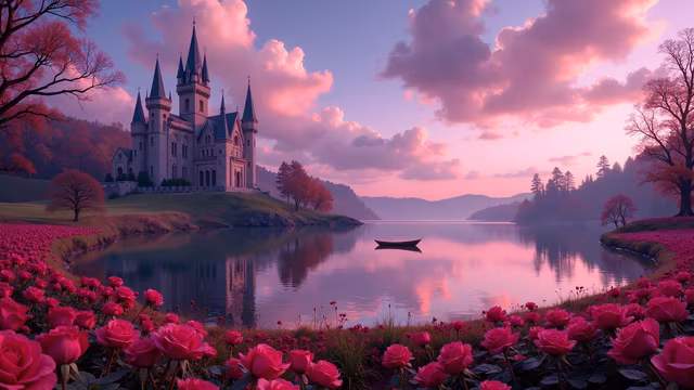 Romantic Castle Illustration