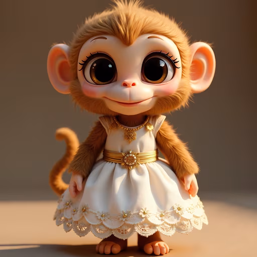 Royal Monkey Illustration