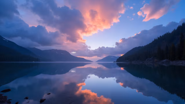 Serene Lake Reflection