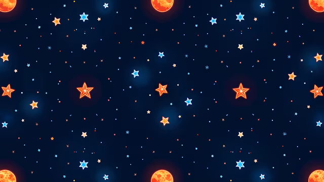 Starry Night Sky Illustration