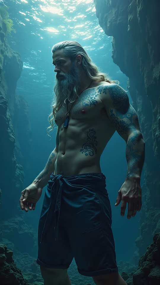 Underwater Viking