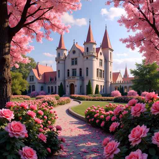 Cherry Blossom Castle