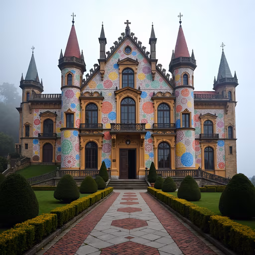Colorful Fantasy Castle
