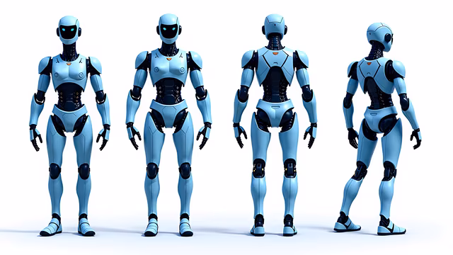 Cyborg Robot Illustration