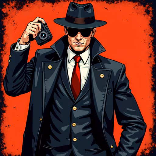 Detective with Camera