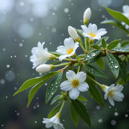 Dewy Blossoms
