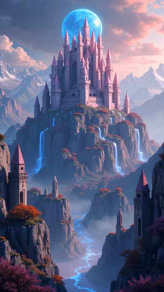 Enchanted Castle Illustration