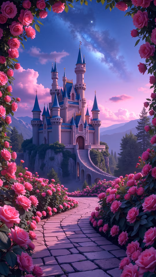 Enchanted Castle Illustration