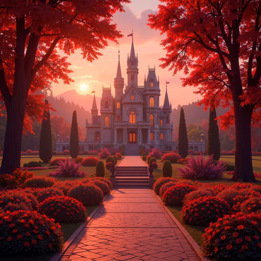 Enchanted Castle Illustration