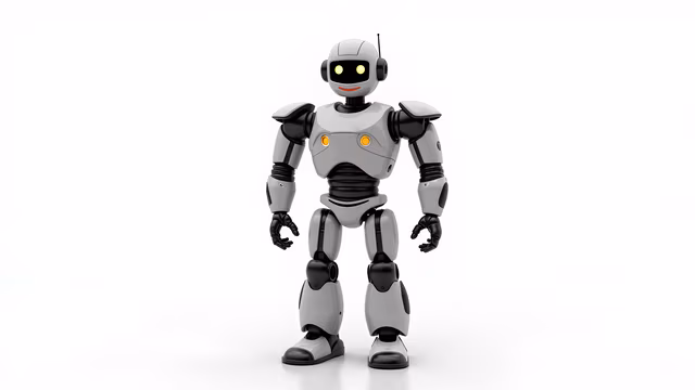 Friendly Robot Illustration