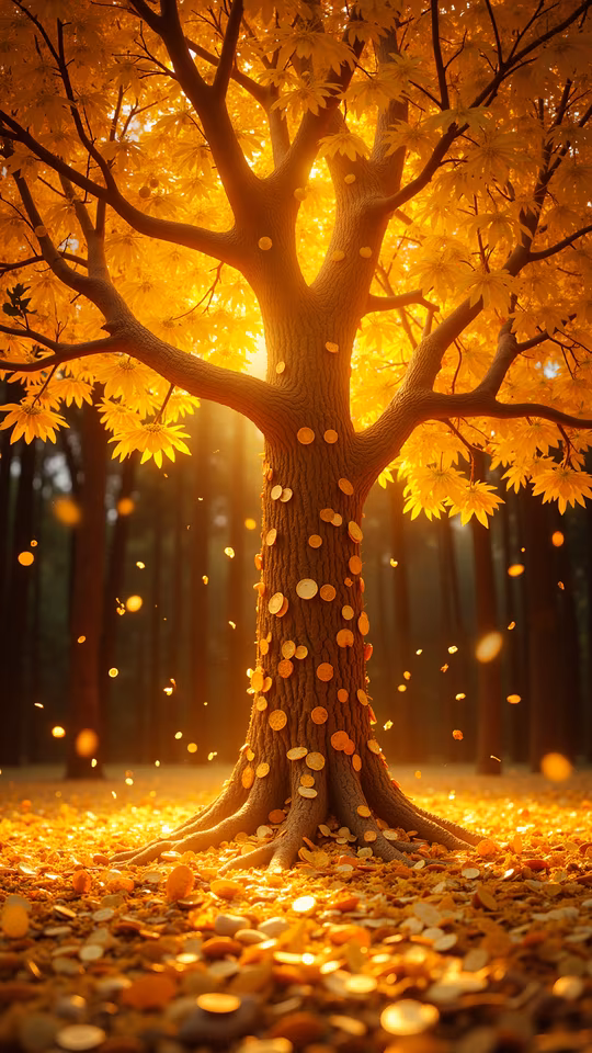 Golden Coin Tree