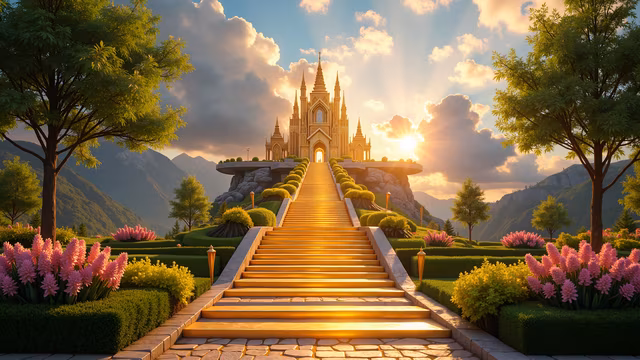 Golden Staircase to Heaven