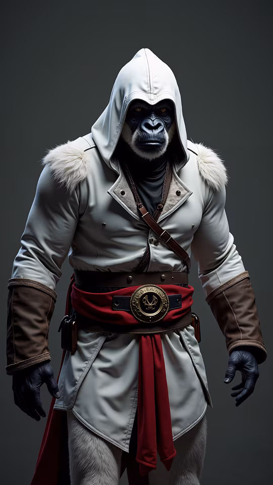 Monkey Assassin Illustration